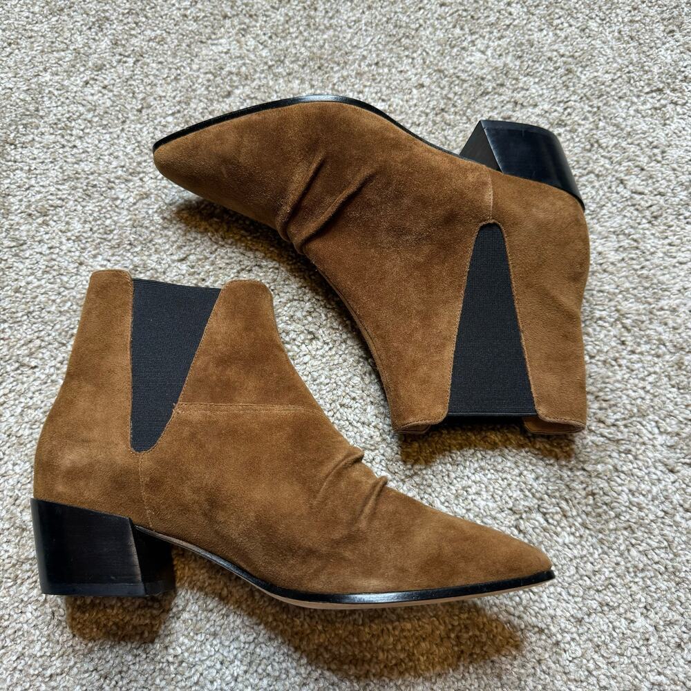 Joie Women's Parul Brown Suede Ankle Boot Size 36 - Picture 3 of 6